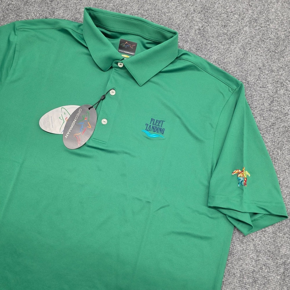 Atlanticā Beach Country Club Fleet Landing Greg Norman Play Dry Polo Shirt - XL